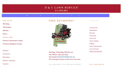 Desktop Screenshot of dandclawnservice.rocket-city.us