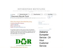 Tablet Screenshot of diversifiedrecycling.rocket-city.us